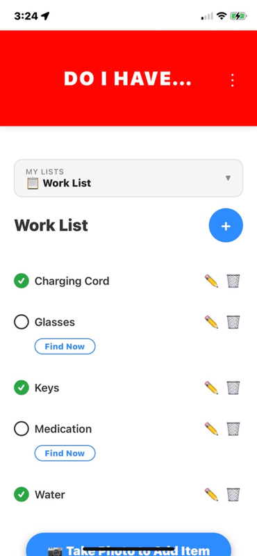 GoodToGo Find Here screen
